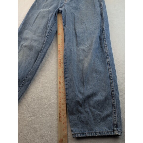 VTG Bugle Boy Mom Jeans Women's Size 18 Light Wash 80s 90s Made In USA - Picture 4 of 16